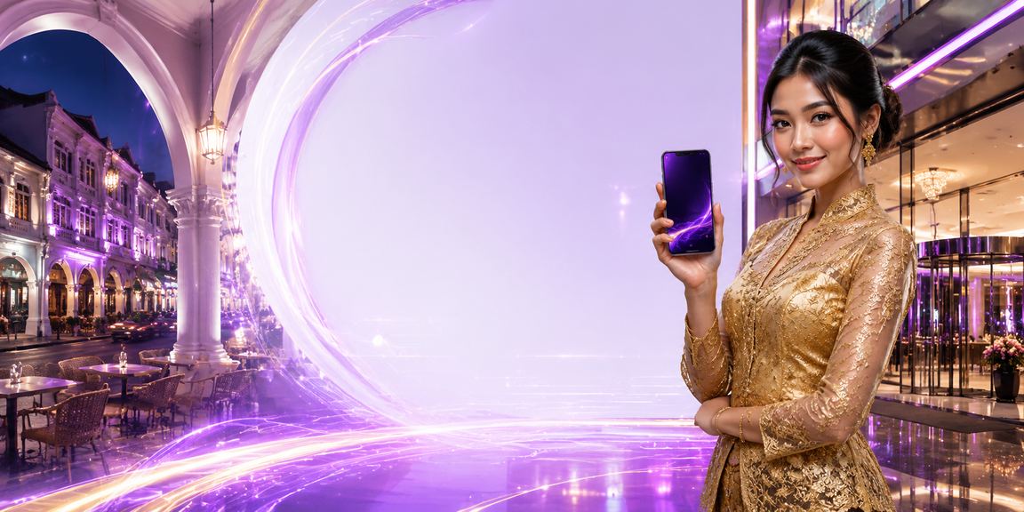 Female user in Ipoh kebaya accessing casino table games on the 311 app